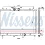 NISSENS 68741 Radiator