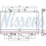 NISSENS 69475 Radiator w/Integrated Transmission Oil Cooler