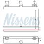 NISSENS 70522 HVAC Heater Core
