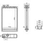 NISSENS 707224 HVAC Heater Core