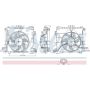 NISSENS 850009 Engine Cooling Fan Assembly