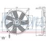 NISSENS 85151 Engine Cooling Fan
