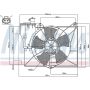 NISSENS 85227 Engine Cooling Fan Assembly