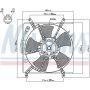 NISSENS 85241 Engine Cooling Fan Assembly