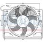 NISSENS 85420 A/C Condenser Fan Assembly