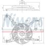 NISSENS 85751 Engine Cooling Fan Assembly