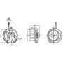NISSENS 87524 HVAC Blower Motor Assembly