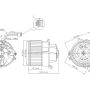 NISSENS 87599 Blower Motor Assembly