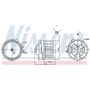 NISSENS 87721 Blower Motor Assembly