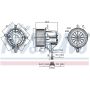 NISSENS 87760 Blower Motor Assembly
