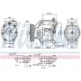 NISSENS 890047 Air Conditioning Compressor with Clutch