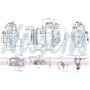 NISSENS 890133 TSE14C Compressor with Clutch