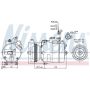 NISSENS 89027 Air Conditioning Compressor with Clutch