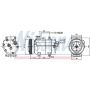 NISSENS 89029 Air Conditioning Compressor with Clutch