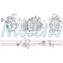 NISSENS 890552 Air Conditioning Compressor with Clutch
