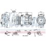 NISSENS 890645 Air Conditioning Compressor with Clutch
