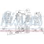 NISSENS 89080 Air Conditioning Compressor with Clutch
