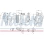 NISSENS 890910 Air Conditioning Compressor with Clutch