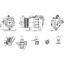 NISSENS 891148 6SAS14A Compressor with Clutch