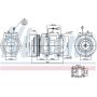 NISSENS 89119 Air Conditioning Compressor with Clutch