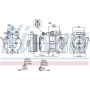 NISSENS 89293 Air Conditioning Compressor with Clutch