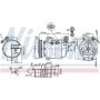 NISSENS 89308 Air Conditioning Compressor with Clutch