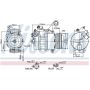 NISSENS 89341 Air Conditioning Compressor with Clutch