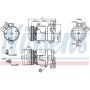 NISSENS 89519 Air Conditioning Compressor with Clutch