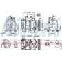 NISSENS 89593 Air Conditioning Compressor with Clutch