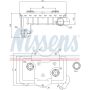 NISSENS 90597 Engine Oil Cooler