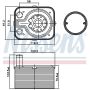 NISSENS 90655 Engine Oil Cooler