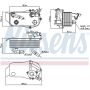 NISSENS 90736 Automatic Transmission Oil Cooler