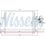 NISSENS 940159 Air Conditioning Condenser/Receiver Drier Assembly