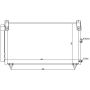 NISSENS 940191 Air Conditioning Condenser/Receiver Drier Assembly
