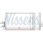 NISSENS 940226 Air Conditioning Condenser/Receiver Drier Assembly