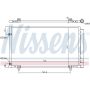 NISSENS 940671 Air Conditioning Condenser/Receiver Drier Assembly