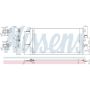 NISSENS 940741 Air Conditioning Condenser/Receiver Drier Assembly
