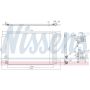 NISSENS 940837 Air Conditioning Condenser/Receiver Drier Assembly