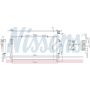 NISSENS 940840 Air Conditioning Condenser/Receiver Drier Assembly