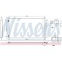 NISSENS 940845 Air Conditioning Condenser/Receiver Drier Assembly