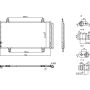 NISSENS 940865 Air Conditioning Condenser/Receiver Drier Assembly