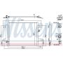 NISSENS 941044 Air Conditioning Condenser/Receiver Drier Assembly