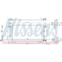 NISSENS 941076 Air Conditioning Condenser/Receiver Drier Assembly