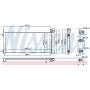 NISSENS 941150 Air Conditioning Condenser/Receiver Drier Assembly