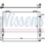 NISSENS 941151 Air Conditioning Condenser/Receiver Drier Assembly