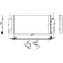NISSENS 941261 Air Conditioning Condenser/Receiver Drier Assembly