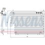 NISSENS 94216 Air Conditioning Condenser