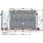 NISSENS 94284 Air Conditioning Condenser