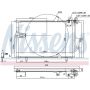 NISSENS 94408 Air Conditioning Condenser