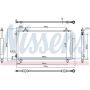 NISSENS 94740 Air Conditioning Condenser/Receiver Drier Assembly
